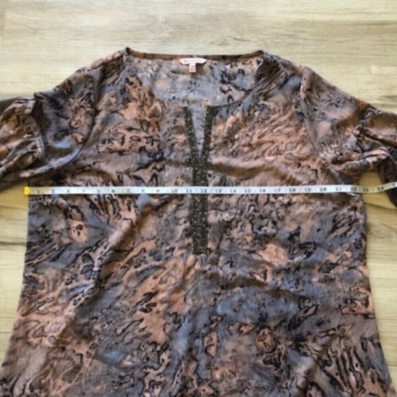 Juicy Couture Brown and Black Blouse - Picture 6 of 7